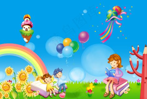 幼儿园展板素材免费下载 幼儿园展板素材免费下载
