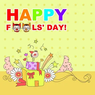 可爱节日快乐背景