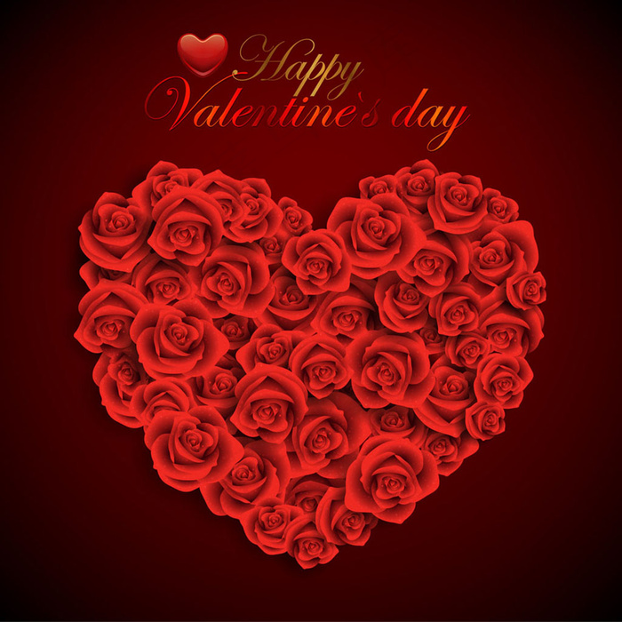 情人节背景素材矢量素材