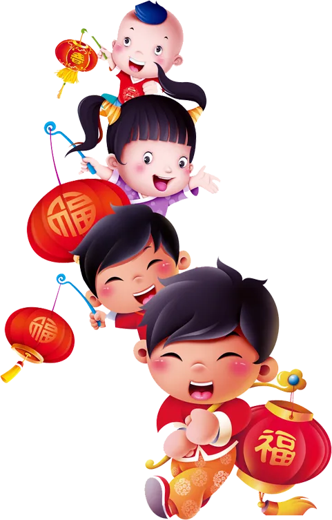 2018福娃新年娃娃贺岁娃娃年画娃...(1920X5906(DPI:300))psd模版下载