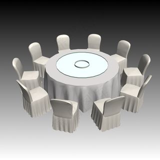 餐桌3DMax模型