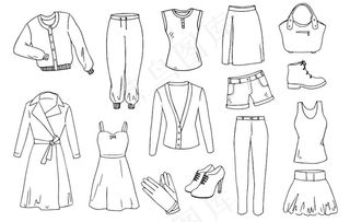 矢量服装服饰