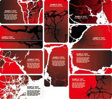 红色时尚创意名片