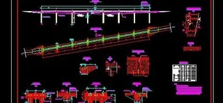 某农用桥结构图