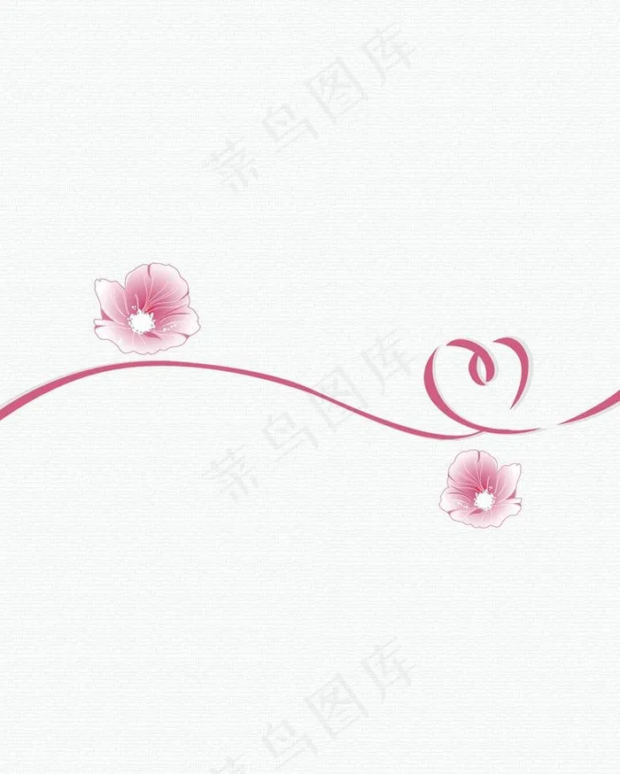 粉色花移门