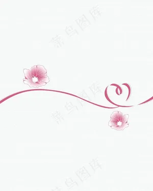 粉色花移门
