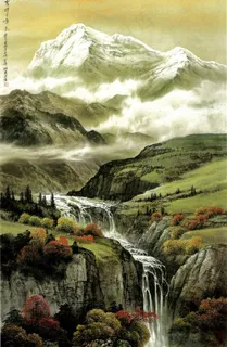 云卷千峰色图片