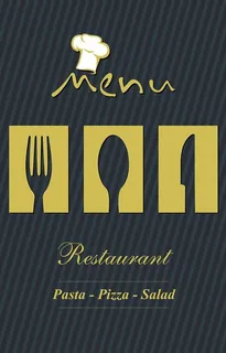 西餐厅菜单封面图片