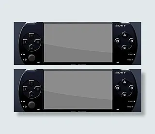 索尼psp游戏机psd分层素材