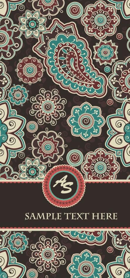 欧式花纹 古典花纹花朵图片eps,ai矢量模版下载
