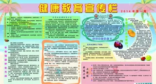 健康教育宣传栏图片