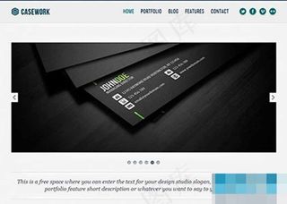 名片画册印刷行业整站网站模板