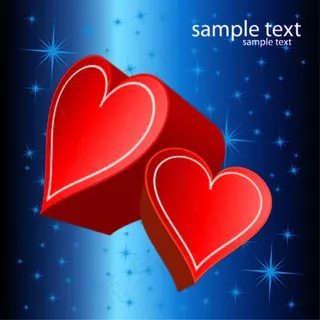 情人节立体爱心素材