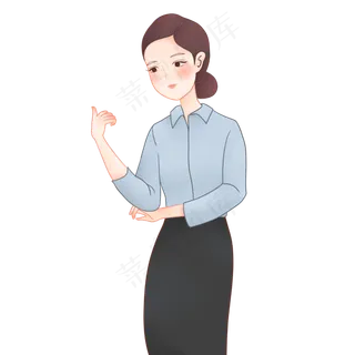 三月女神节职业女性上班族白领插,免抠元素