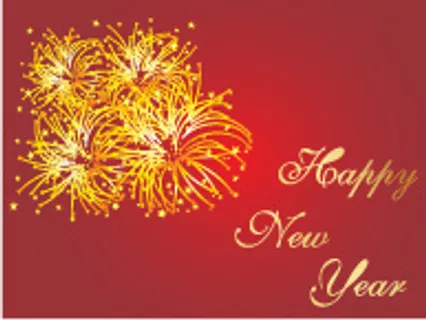 新年快乐背景矢量图下载