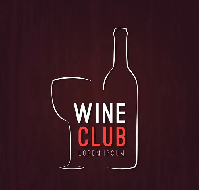 葡萄酒俱乐部海报矢量素材ai矢量模版下载