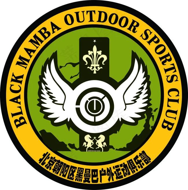 俱乐部标志设计cdr矢量模版下载