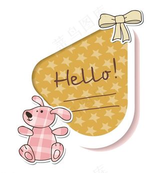 卡通标签图片