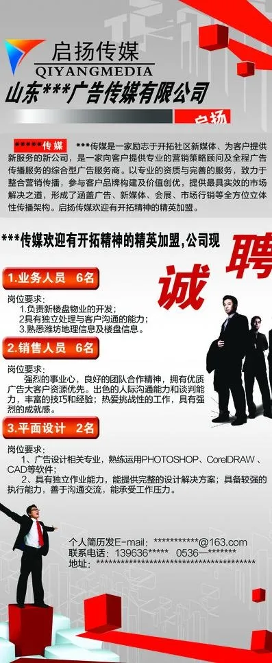 招聘易拉宝图片psd模版下载