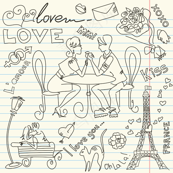 爱 情人节的涂鸦