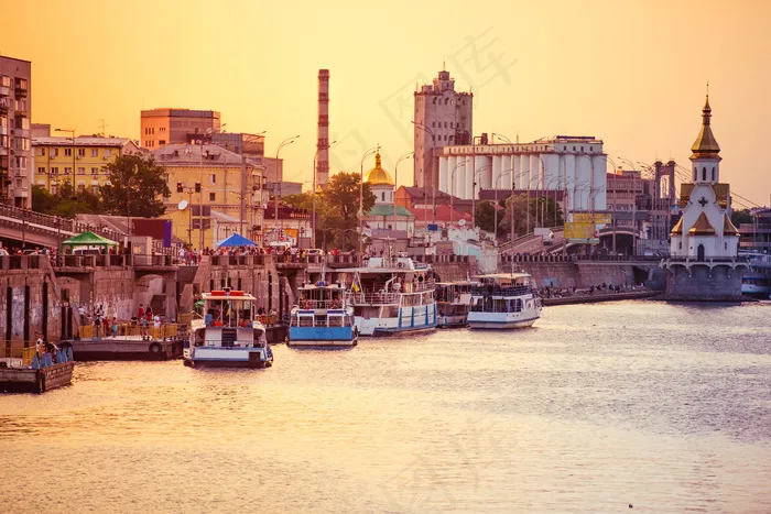 基辅海岸风景摄影