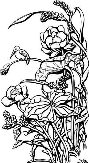 清代（上）版画 装饰画 中华图案五千年 矢量 AI格式_0986