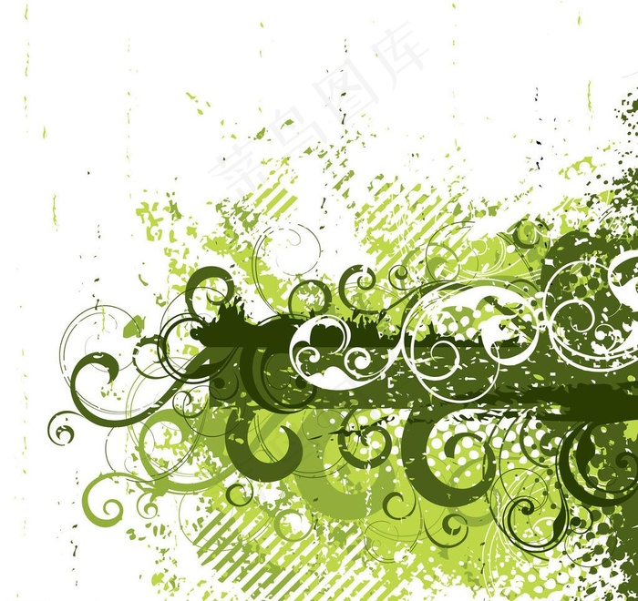 植物花纹图片eps,ai矢量模版下载