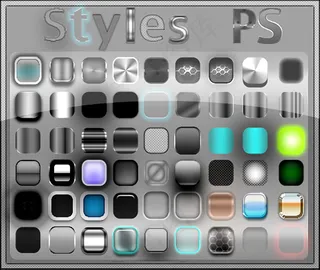 differents风格的psd样...