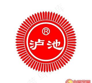 矢量泸池酒标志