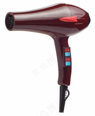 酒红色电吹风 发廊专用干发器 时尚 大功率 吹风机
