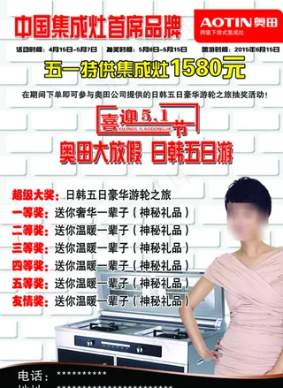 奥田集成灶DM单图片