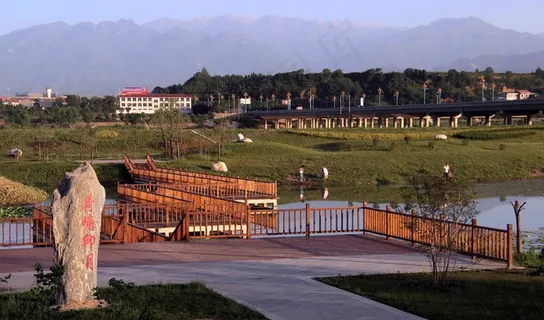 眉县渭河湿地公园图片