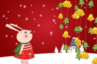 圣诞下雪flash动画源文件