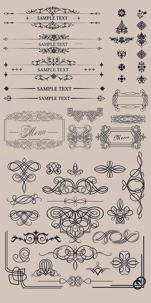 多款欧式花纹欧式装饰边AI矢量下载