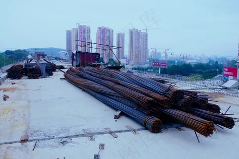 桥梁建筑 钢铁材料图片