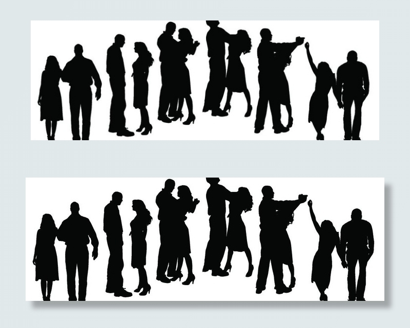人物剪影图片