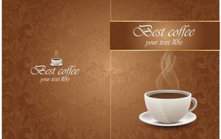 咖啡厅餐牌图片