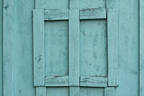 barnwood绿松石框架