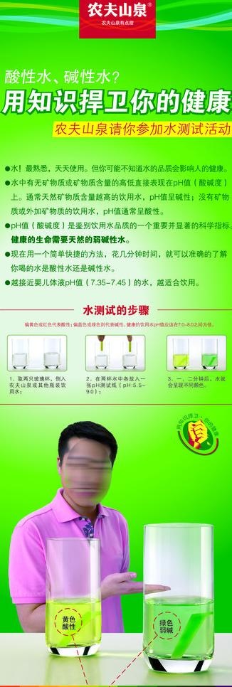 农夫山泉x展架图片ai矢量模版下载