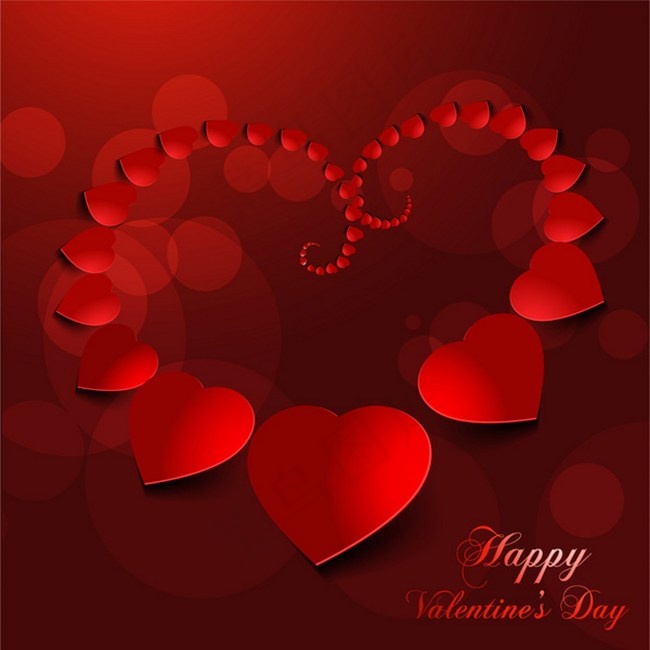 红色母亲节矢量素材