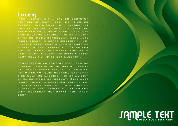 矢量绿色抽象背景eps,ai矢量模版下载