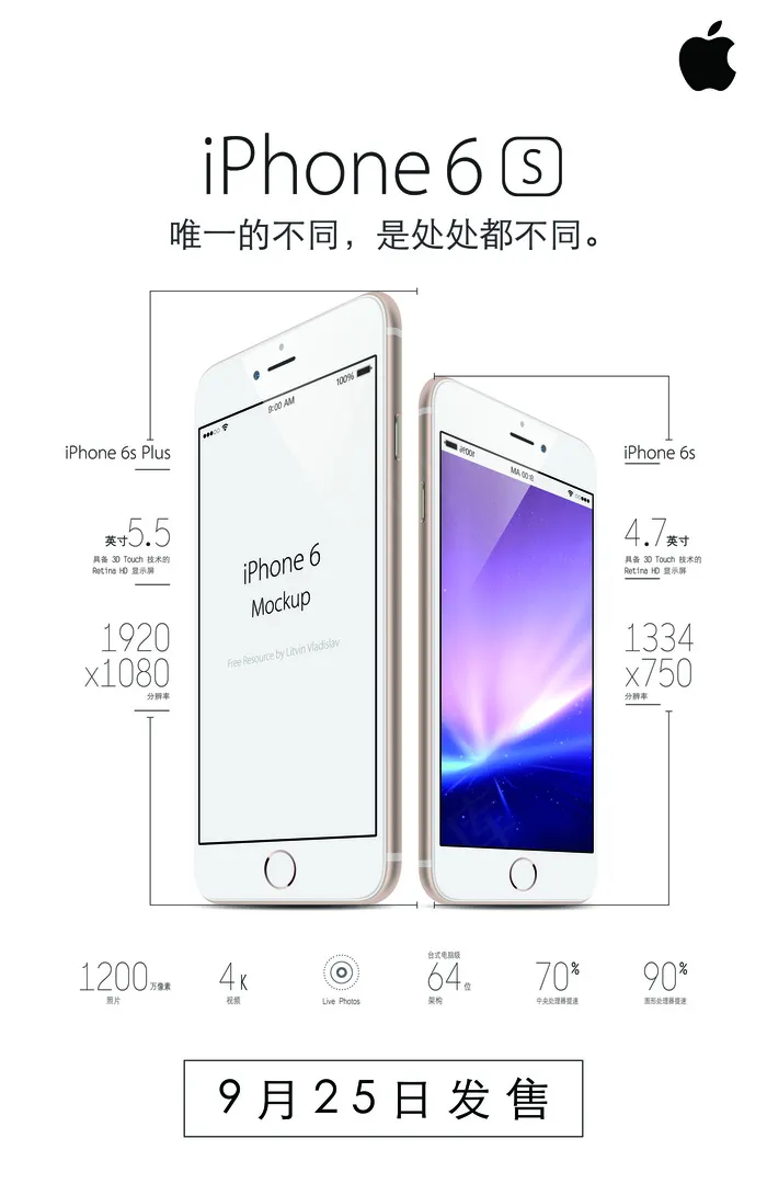 iphone6s苹果官方25日出售...