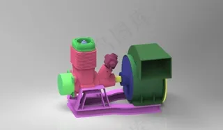 在CATIA发动机机仿真