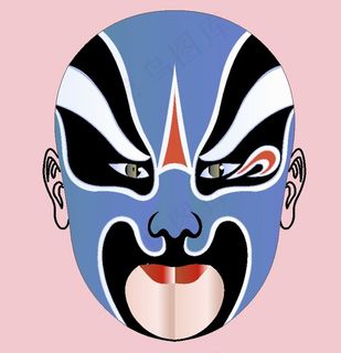 京剧脸谱 矢量CDR_14