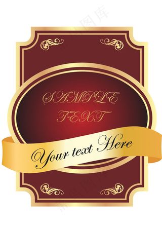 欧洲标签模式向量