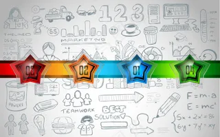 手绘素描创意海报设计矢量素材