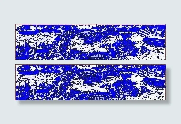清明上河图 CDRcdr矢量模版下载