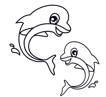 简笔画海豚图片下载 简笔画海豚图片下载