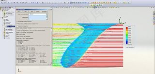 为2xman Kayak翅片流动模...