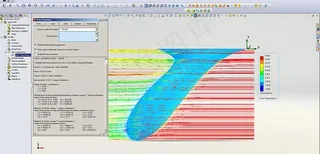 为2xman Kayak翅片流动模...